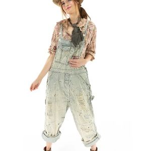 COPY - Magnolia Pearl Denim Overalls - vintage train conductor 🙂